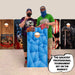 Blue Shape Pattern Professional Cornhole Boards