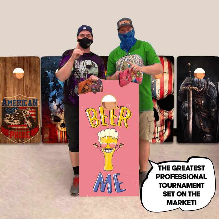 BEER ME Professional Cornhole Boards