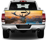 Massive Buck At Dawn Tailgate Wrap Vinyl Graphic Decal Sticker