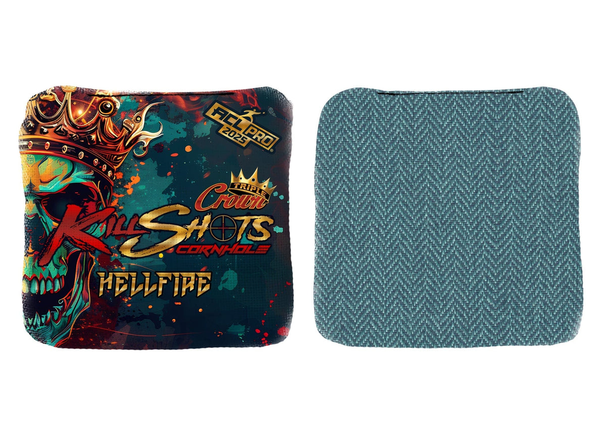 Bags Killshots Cornhole | Hellfire Series | Limited Edition | 2025 ACL Pro Cornhole Bags