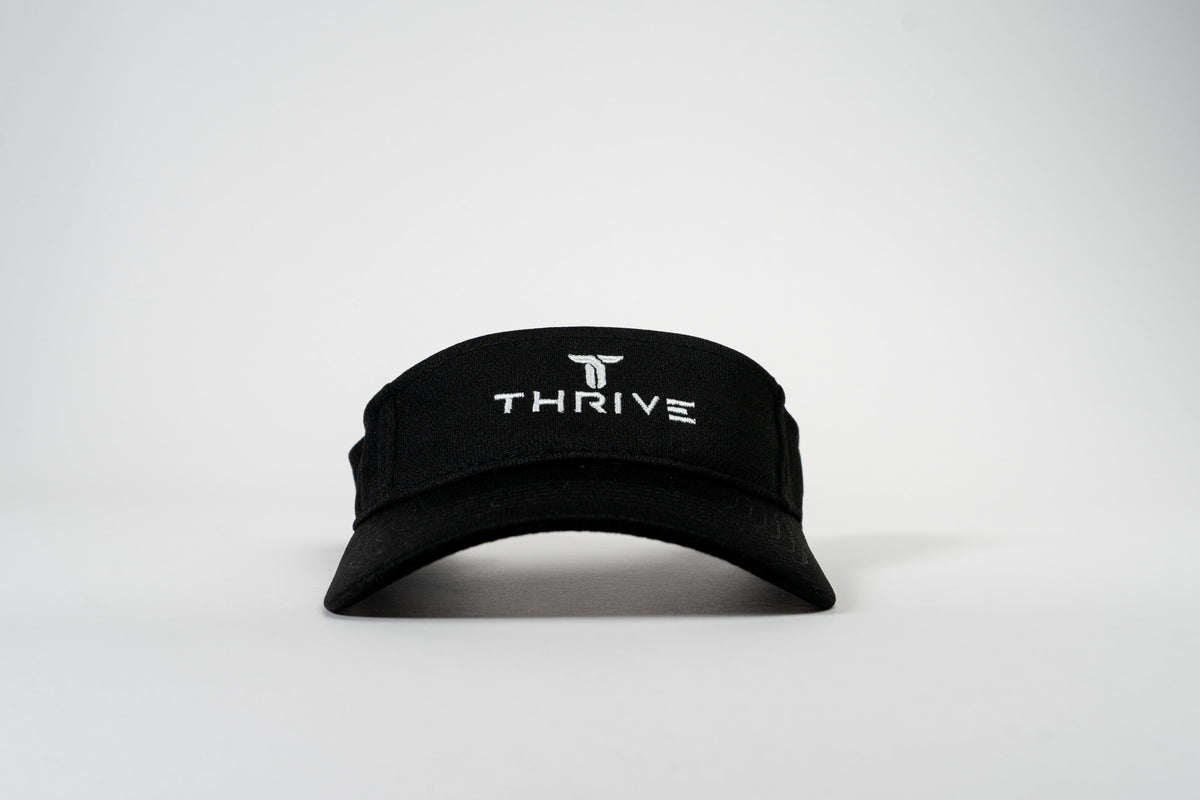 Pickleball Visor Black Thrive Elite Tour Visor