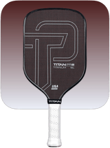 Pickleball Paddle Maroon Titan Pro Titanium 16L