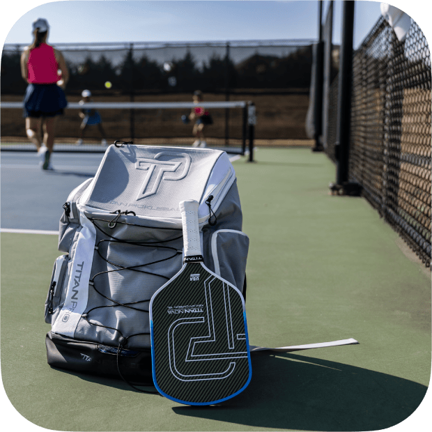 Pickleball Backpack Silver Titan Pickleball Backpack