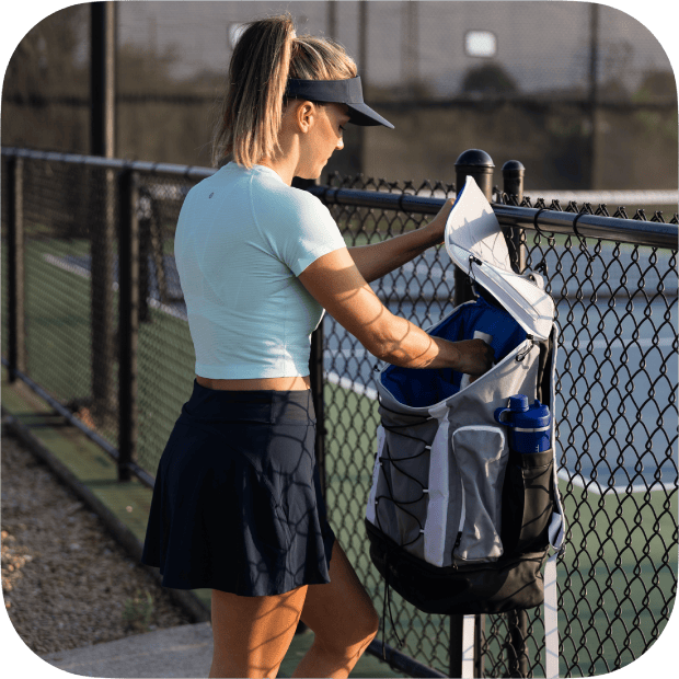 Pickleball Backpack Silver Titan Pickleball Backpack