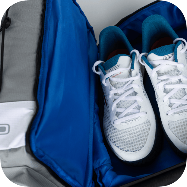 Pickleball Backpack Silver Titan Pickleball Backpack