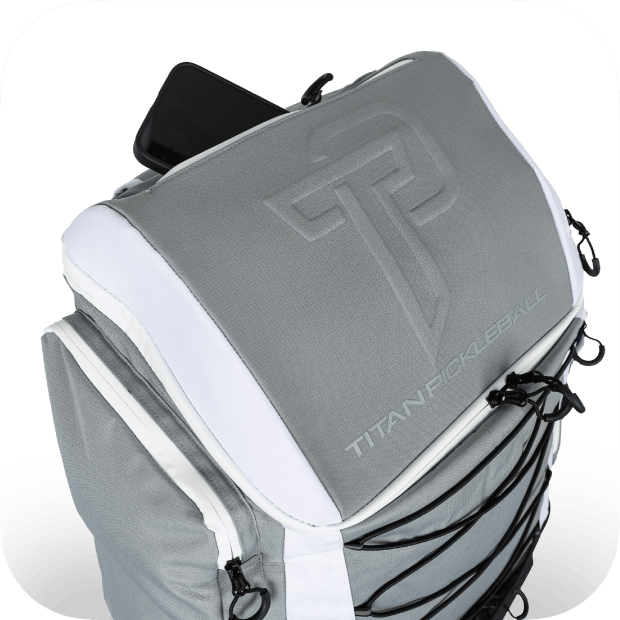 Pickleball Backpack Silver Titan Pickleball Backpack