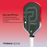 Pickleball Paddle Fire Cloud Titan Nova 14L