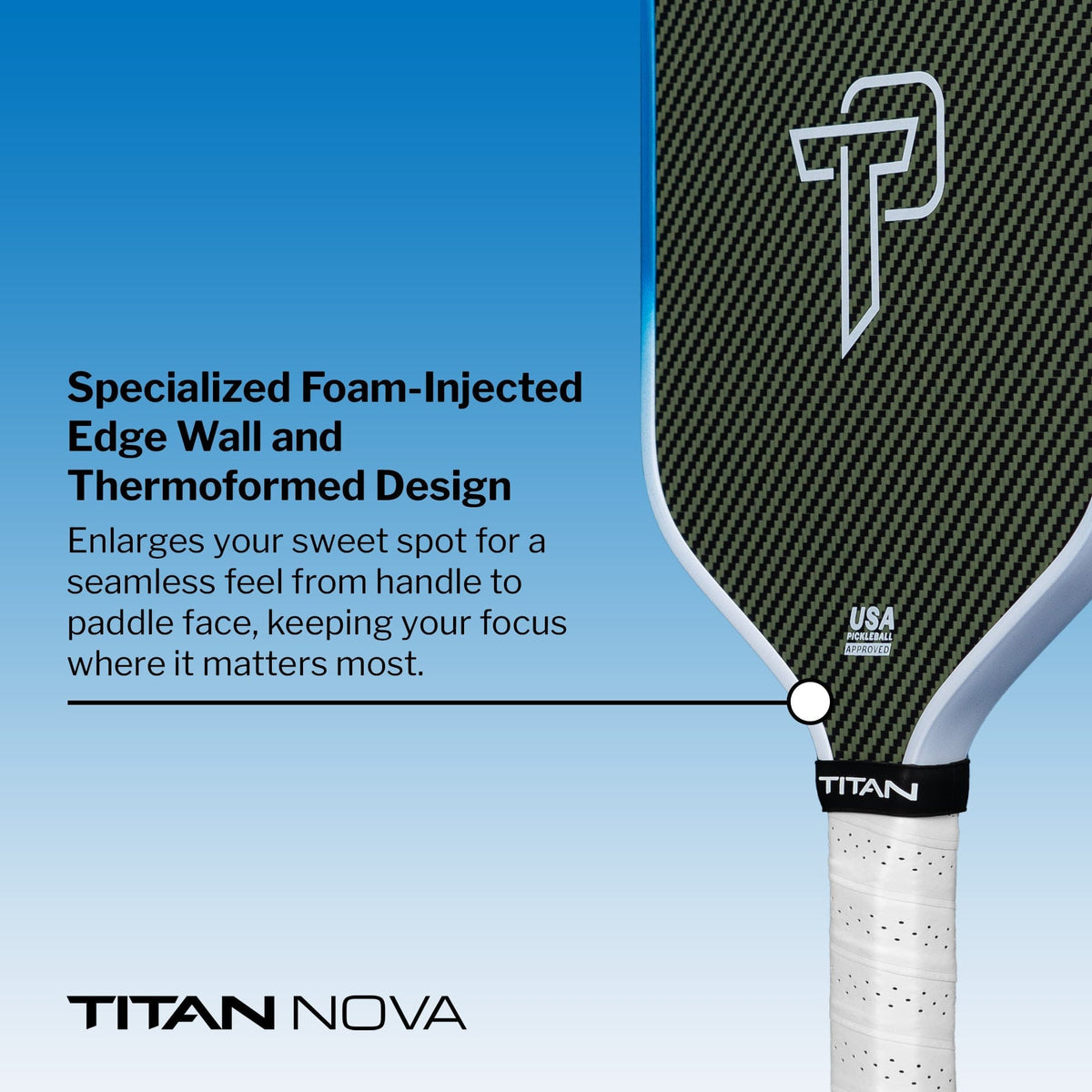 Pickleball Paddle Blue Sky Titan Nova 16L