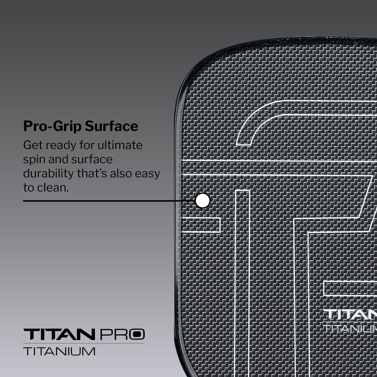 Pickleball Paddle Titan Pro Titanium 14L