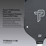 Pickleball Paddle Titan Pro Titanium 14L