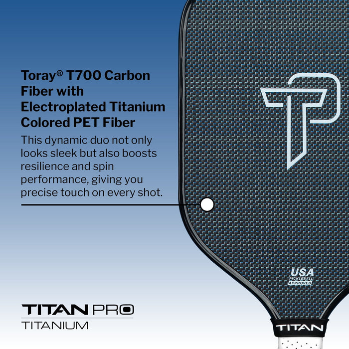 Pickleball Paddle Titan Pro Titanium 16L