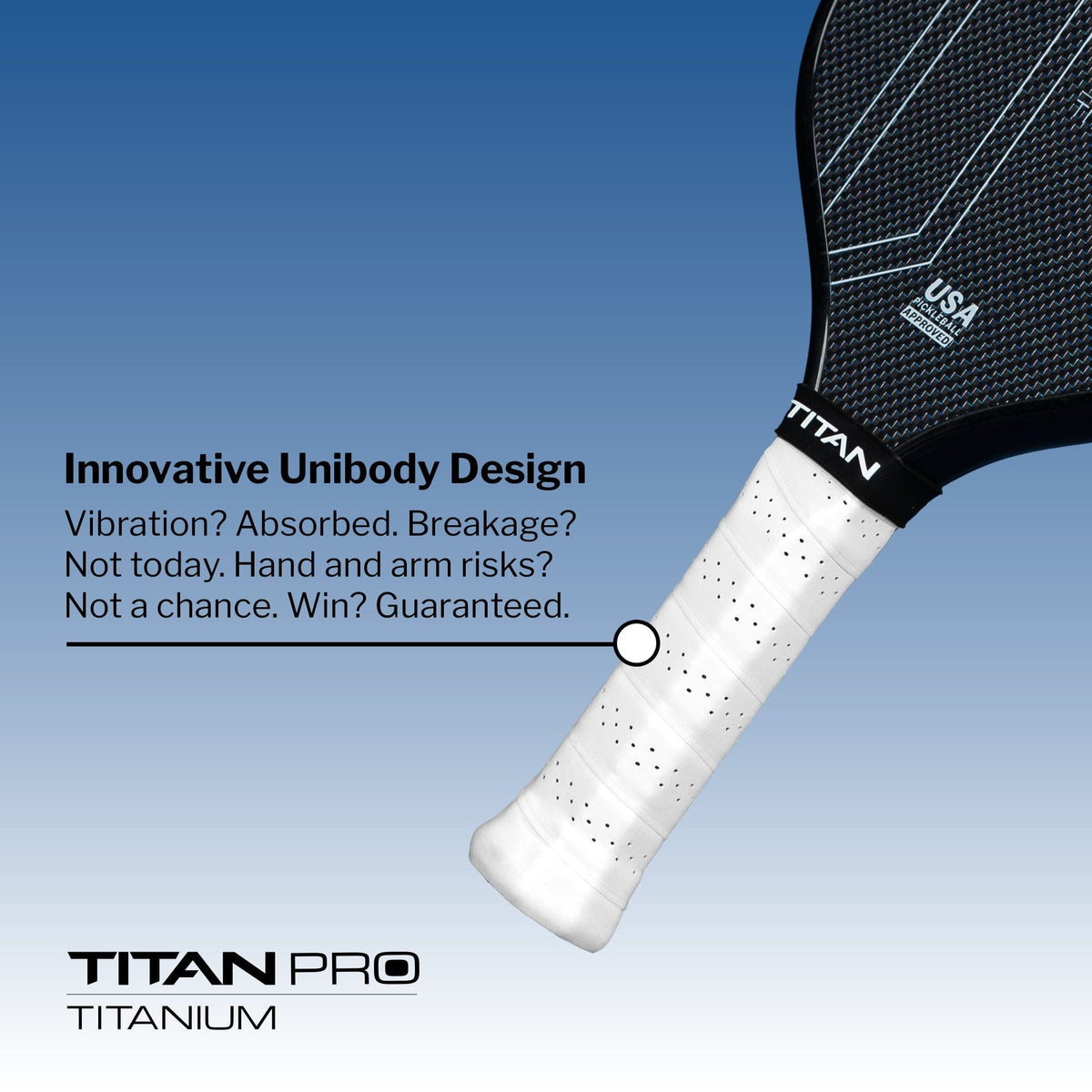 Pickleball Paddle Titan Pro Titanium 16L