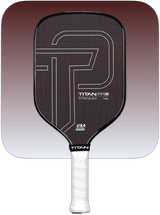 Pickleball Paddle Maroon Titan Pro Titanium 14L