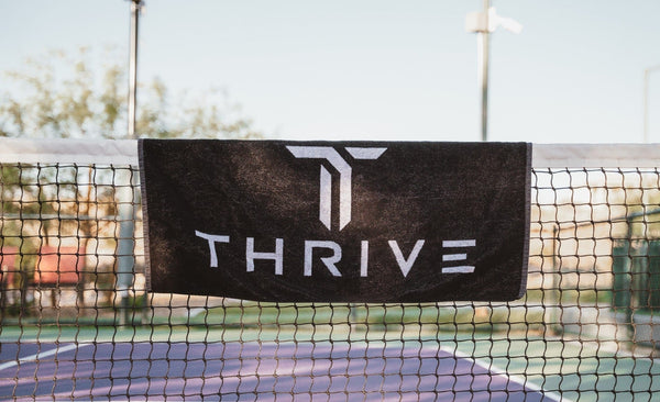 Pickleball Towel Black Thrive Towel