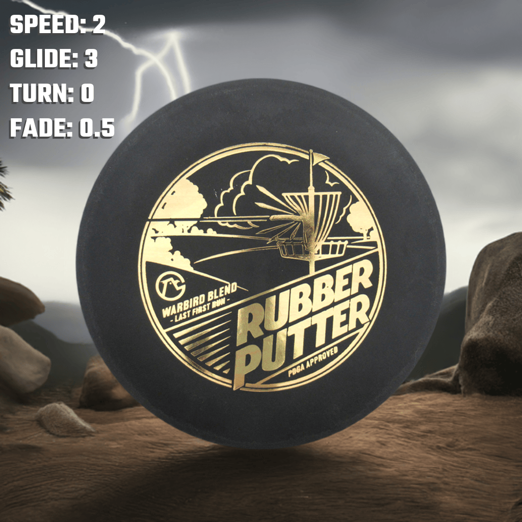 Golf Disc Lightning Limited Edition Last First Run Warbird Plastic Rubber Putter Golf Disc