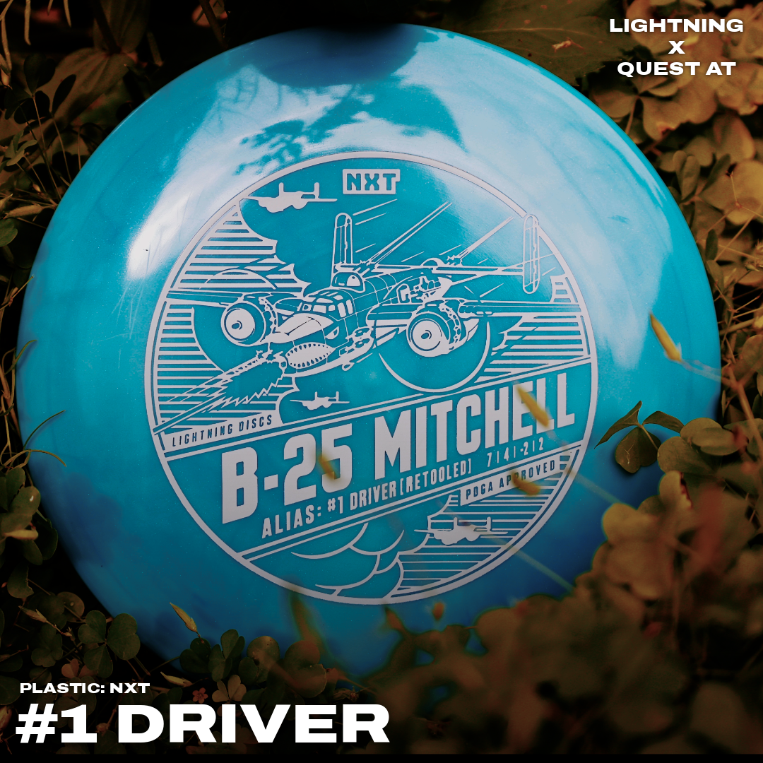 Lightning NXT B-25 Mitchell #1 Driver [Retool] Fairway Driver Golf Disc