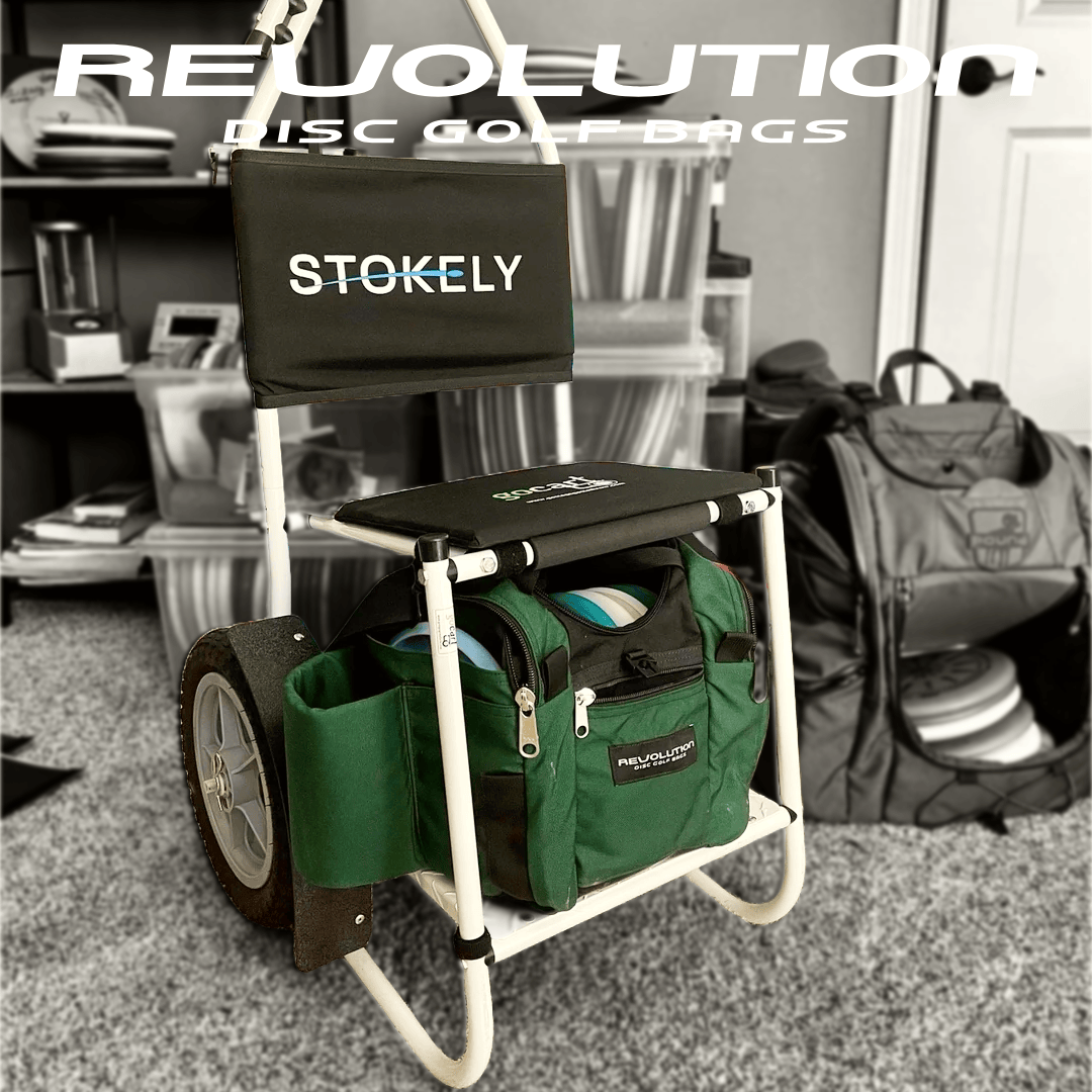Bag Revolution Mini Deluxe V3 Disc Golf Bag - Olive Green