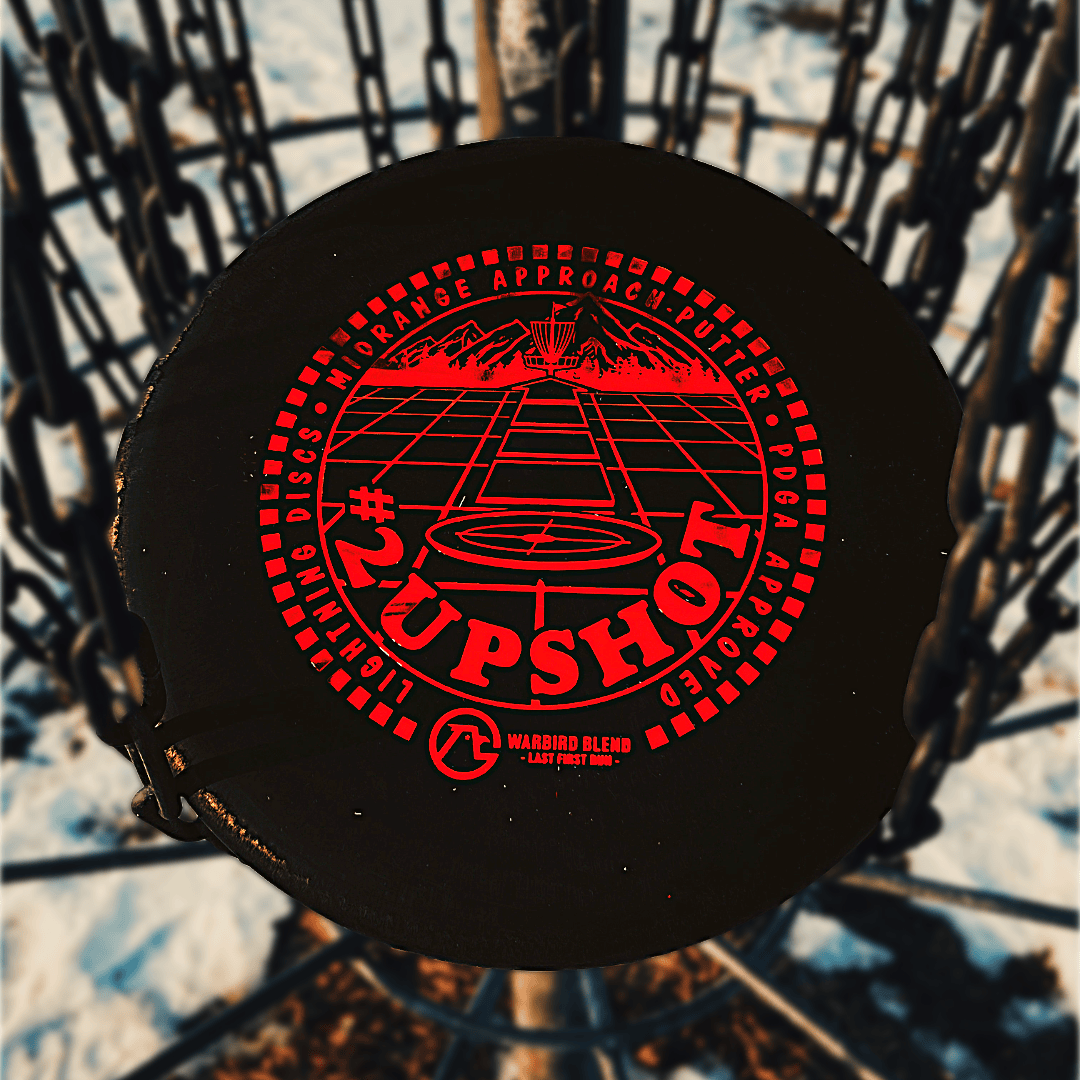 Golf Disc Lightning Limited Edition Last First Run Warbird Plastic #2 Upshot Putter Golf Disc