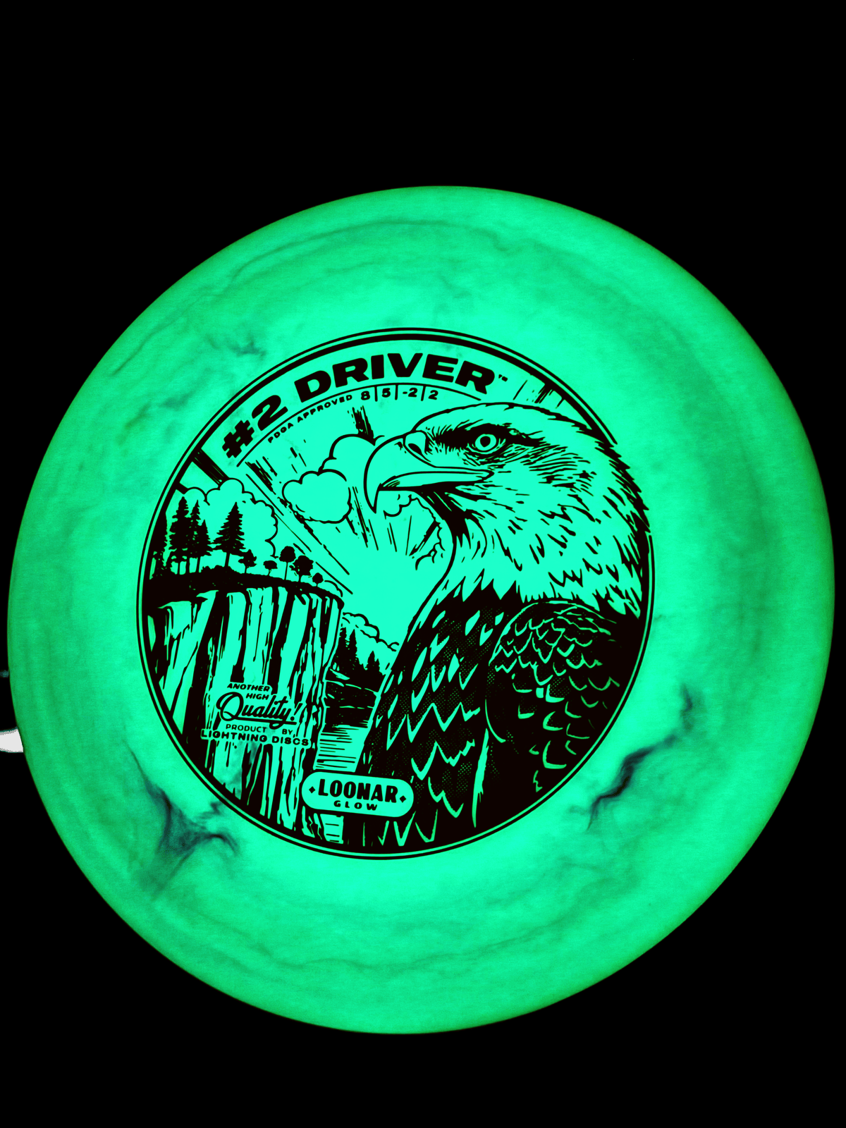 Golf Disc Lightning Loonar Glow #2 Driver Fairway Driver Golf Disc