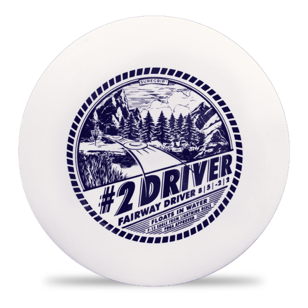 Golf Disc Lightning Sure Grip #2 Driver Fairway Driver Golf Disc