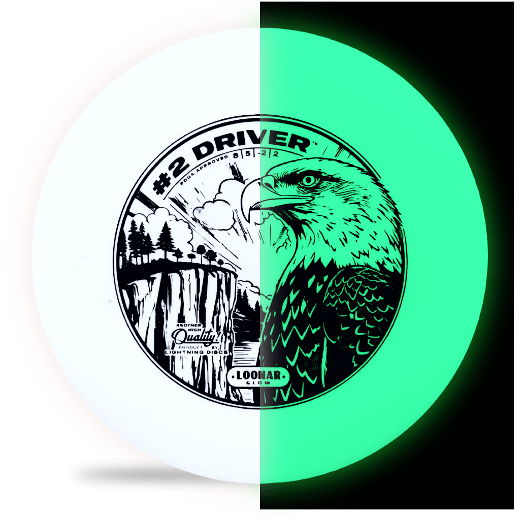 Golf Disc Lightning Loonar Glow #2 Driver Fairway Driver Golf Disc