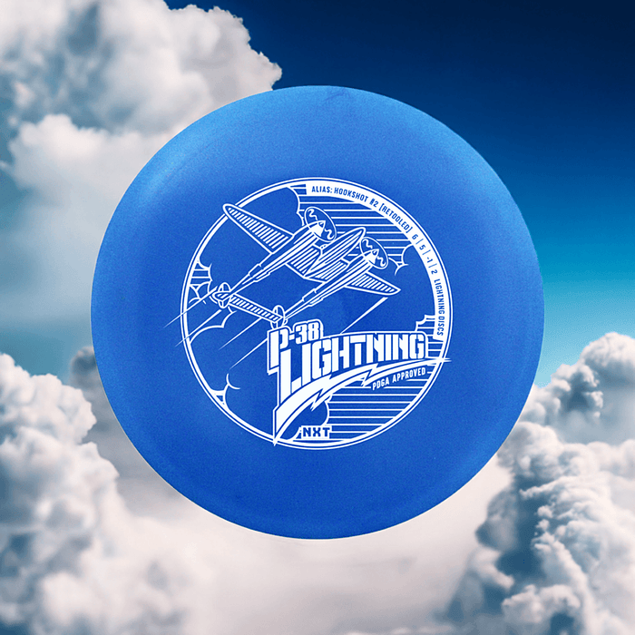 Golf Disc Lightning NXT P-38 #2 Hookshot [Retool] Fairway Driver Golf Disc