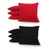 Cornhole Bags Set of 8 Regulation Duck Cloth Cornhole Bags - All Weather Resin
