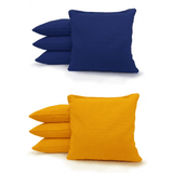 Cornhole Bags Set of 8 Regulation Duck Cloth Cornhole Bags - All Weather Resin