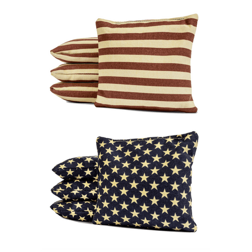 Cornhole Bags Set of 8 Regulation Duck Cloth Cornhole Bags - Corn-filled