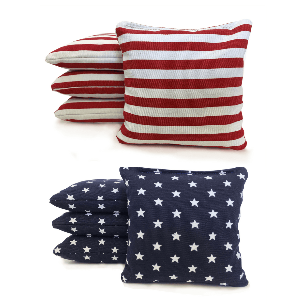 Cornhole Bags Set of 8 Regulation Duck Cloth Cornhole Bags - All Weather Resin