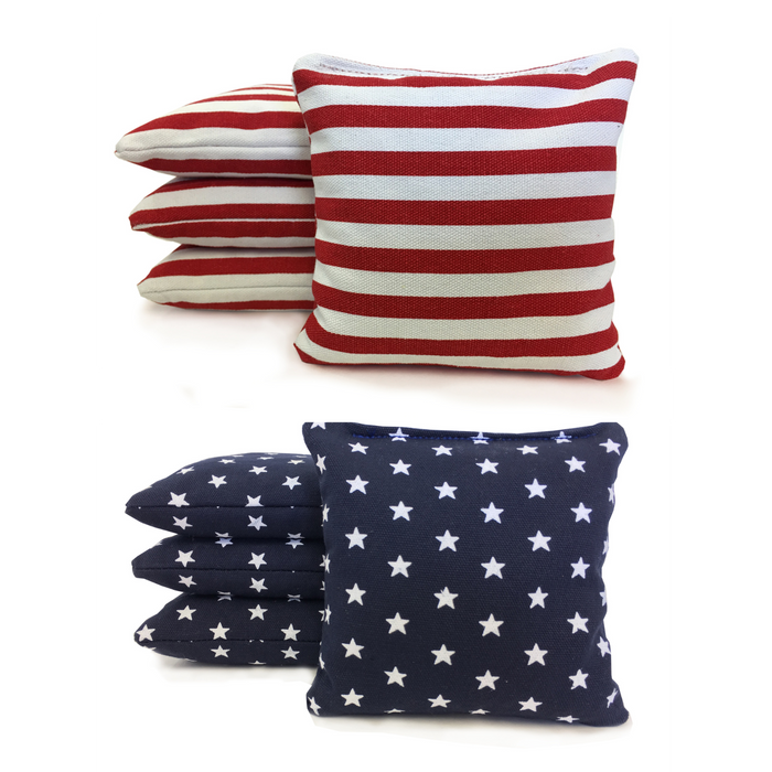 Set of 8 Regulation Duck Cloth Cornhole Bags - Corn-filled