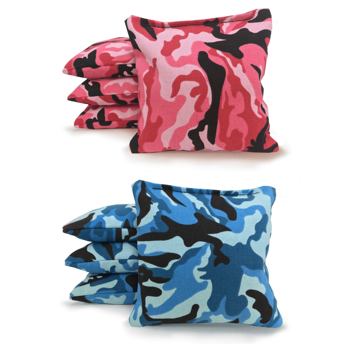 Cornhole Bags Set of 8 Regulation Duck Cloth Cornhole Bags - All Weather Resin