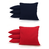 Cornhole Bags Set of 8 Regulation Duck Cloth Cornhole Bags - All Weather Resin