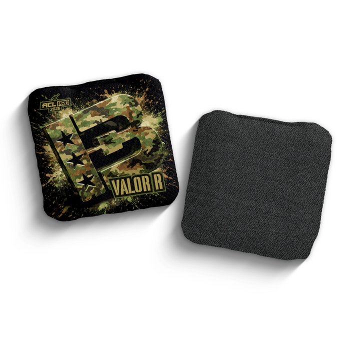 2026 Brotherhood Cornhole Valor 3D Camo Edition ACL Pro Stamped Cornhole Bags