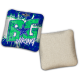 2027 BG Multiple Bag Models - "BROKEN HEX" - ACL Comp Stamped Cornhole Bags - SET OF 4 BAGS