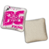 2027 BG VIKING - "BATTLE MASK" - ACL Comp Stamped Cornhole Bags - SET OF 4 BAGS