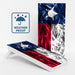 Boards Texas Flag Weather Proof Cornhole Boards