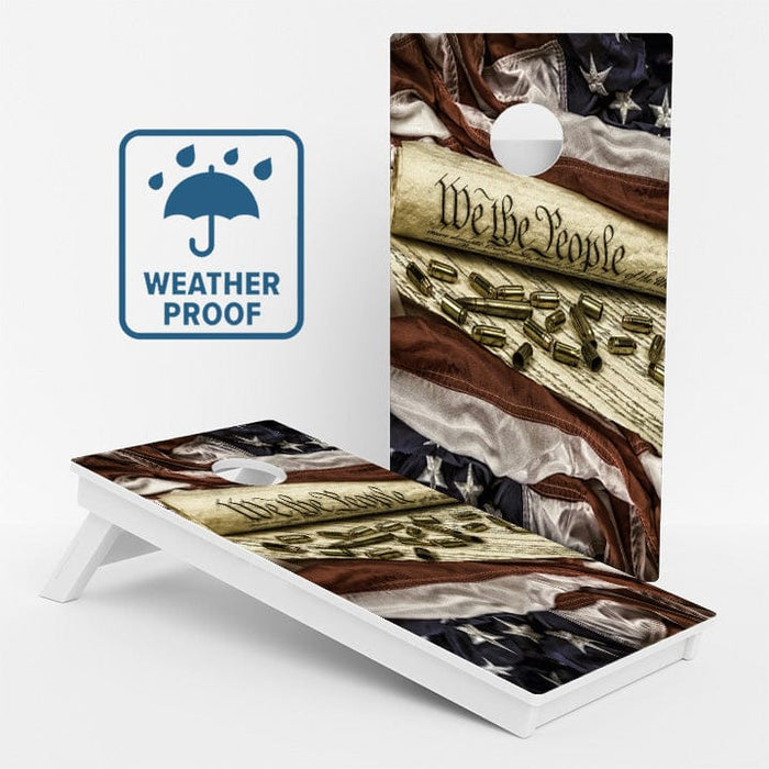 Boards We The People Weather Proof Cornhole Boards