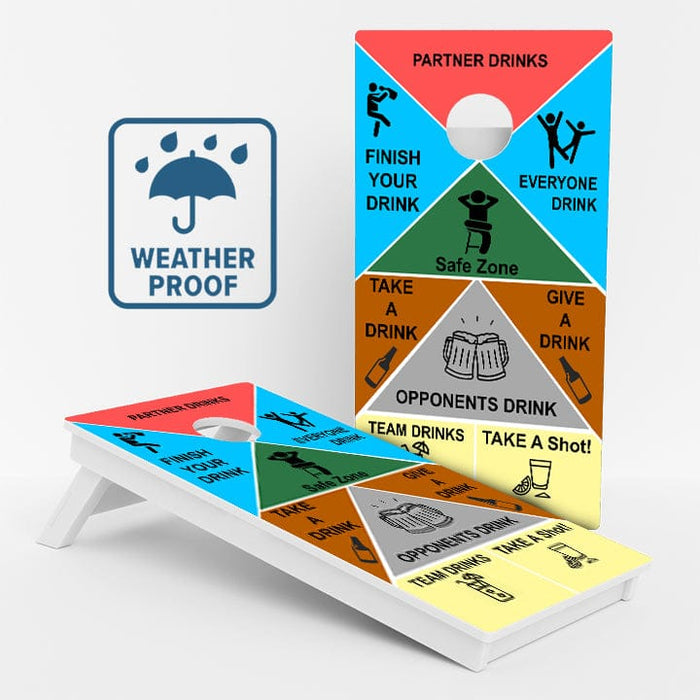 Boards Drinking Game Weather Proof Cornhole Boards