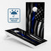 Boards Blue Line Flag Weather Proof Cornhole Boards