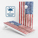 Boards Rustic Wood American Flag Weather Proof Cornhole Boards