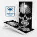 Boards American Grey Skull Weather Proof Cornhole Boards