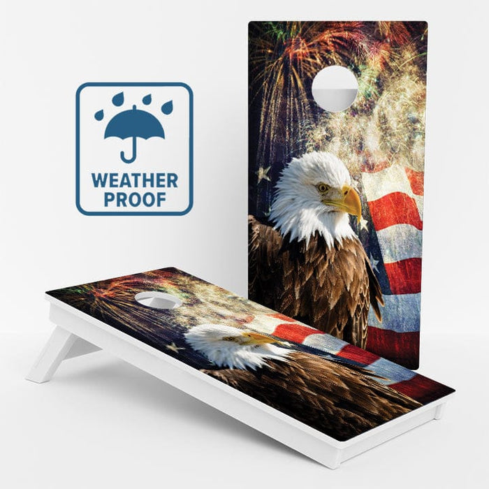 Boards American Flag/Eagle Weather Proof Cornhole Boards