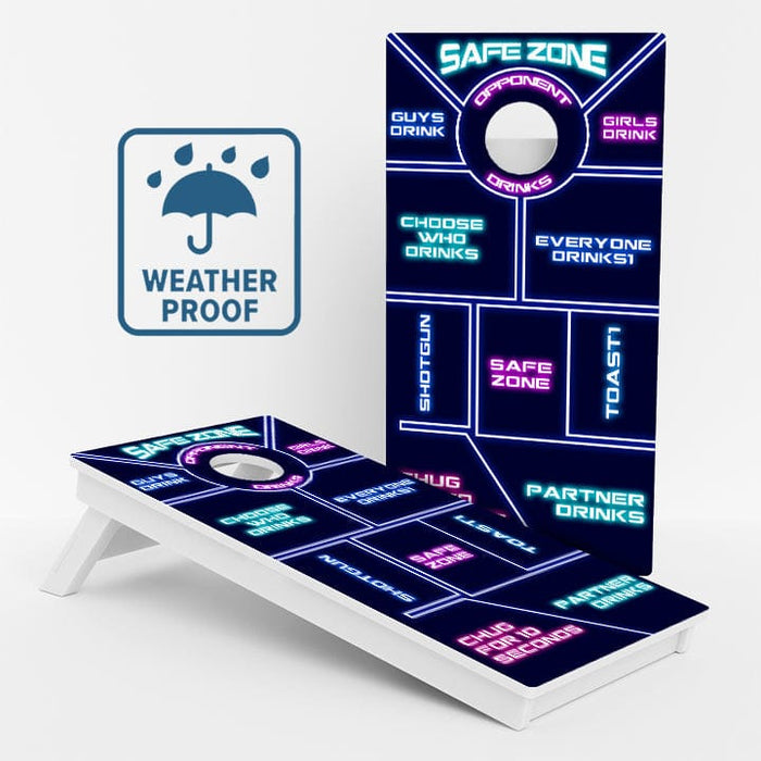 Boards Neon Drinking Game Weather Proof Cornhole Boards