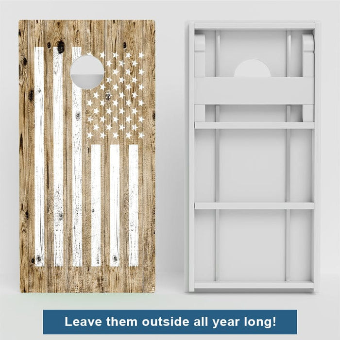 Boards Camo American Flag Weather Proof Cornhole Boards