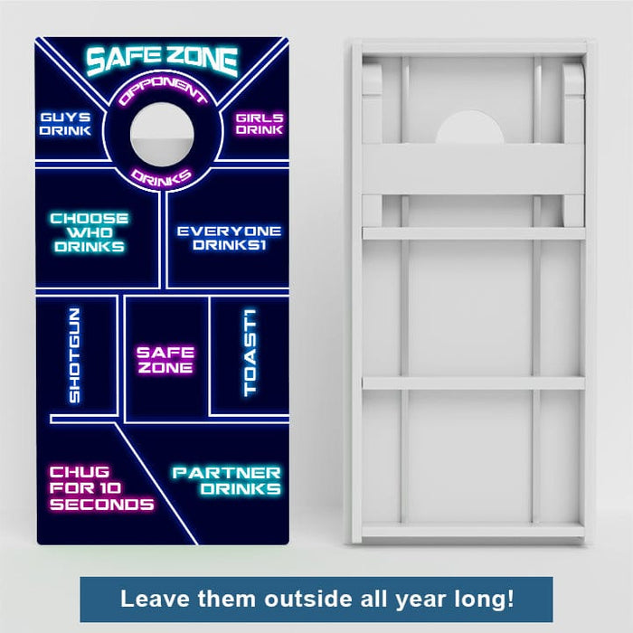 Boards Neon Drinking Game Weather Proof Cornhole Boards