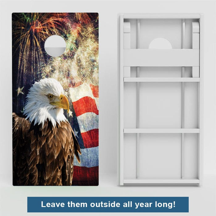 Boards American Flag/Eagle Weather Proof Cornhole Boards