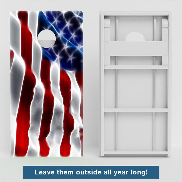 Boards American Flag Weather Proof Cornhole Boards
