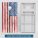 Boards Rustic Wood American Flag Weather Proof Cornhole Boards