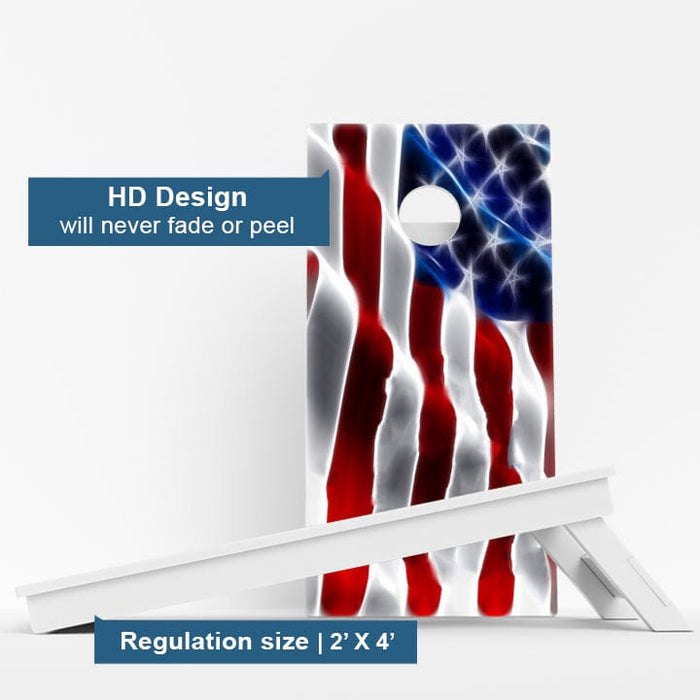 Boards American Flag Weather Proof Cornhole Boards